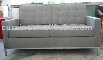 Fabric florence knoll sofa-loveseat