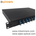 แผงแพทช์กล่องเลิกจ้างไฟเบอร์ LC 1U 24 แกน