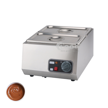 Electric Chocolate Tempering Kitchen Machine - 2 Pots Mini Melter