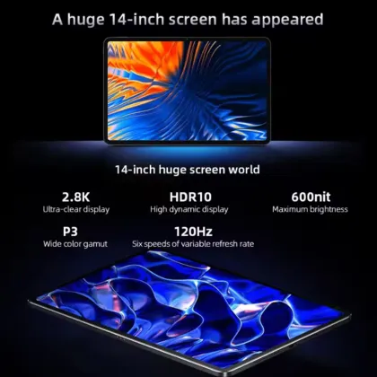 Xiaomi Pad 6 MAX Tablet: 14inch 2.8K Display, 10000mAh Battery, 67W Fast Charging