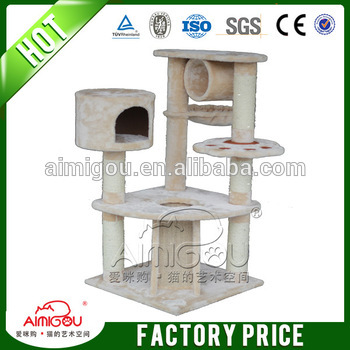 2014 Factory price indoor cat tree house