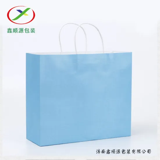 Biodegradable packaging colorful kraft paper bag