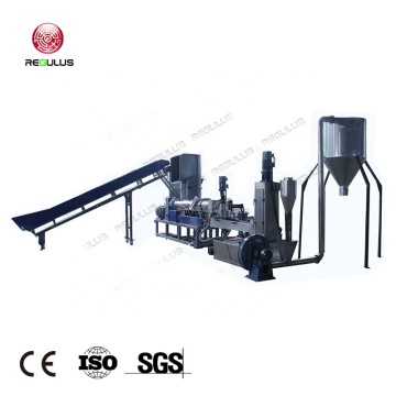 Single-Stage Compactor and Pelletizing Line for LDPE, PP Film and Bag Recycling
