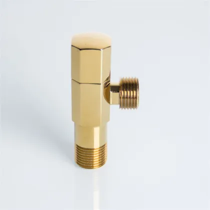 Ti-Gold Durable Shock Resistant Toilet Angle Valve | Bathroom Brass Angle Stop Valve