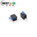 Indicador de placa de circuíto LED difuso de 3 mm azul
