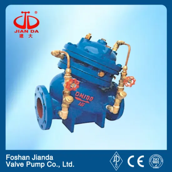 H745X ductile iron flange end multifunction pump control valve