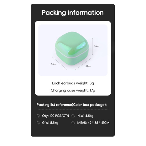 V6.0 Small TWS Sleeping Earbuds