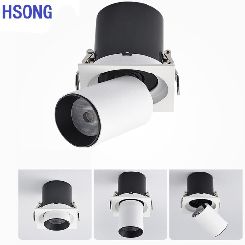 light fixtures Adjustable 360 Degree LED recessed Downlight Manufactory