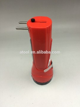 0.5w+6led solar led flashlight
