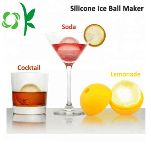 Ice Block Mold Sale Silicone Sphere Ice Tray Mold with Lid Sale Manufactory