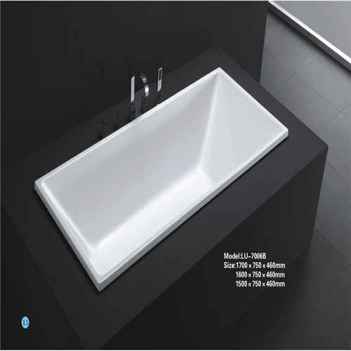 Hôtel Utilisé Bathtub de salle de bain en acrylique carré minibathtub