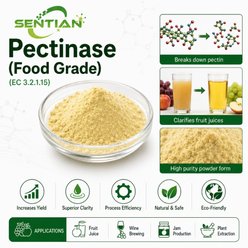 Food Grade Pectinase for Juice Clarification & Extraction