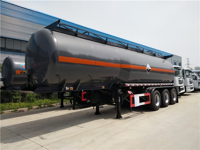 7500 galons tsarba sulfuric acid trailer tankers