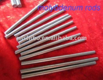 99.95% pure polished molybdenum rods/bars