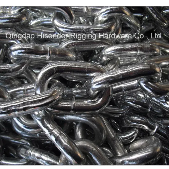 E. Galvanized Medium Link Chain, Long Link Chain, DIN763, DIN766 Chain