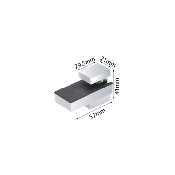 Glass Clamp Clips Shelf Bracket Hardware Fitting