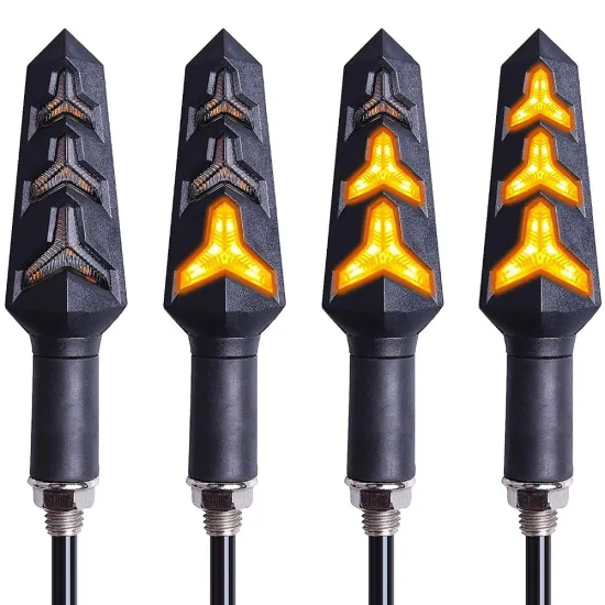 AUKMA Universal Motorcycle LED Indicators Blinkers