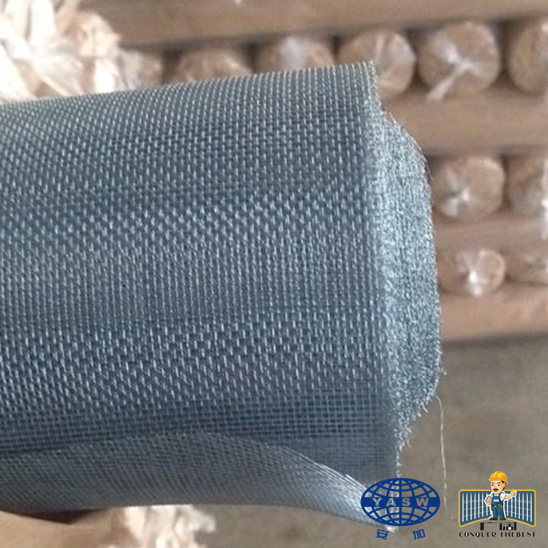 Anti‑mosquito galvanized window screen – electro‑galvanized bright finish, ANJIA factory production