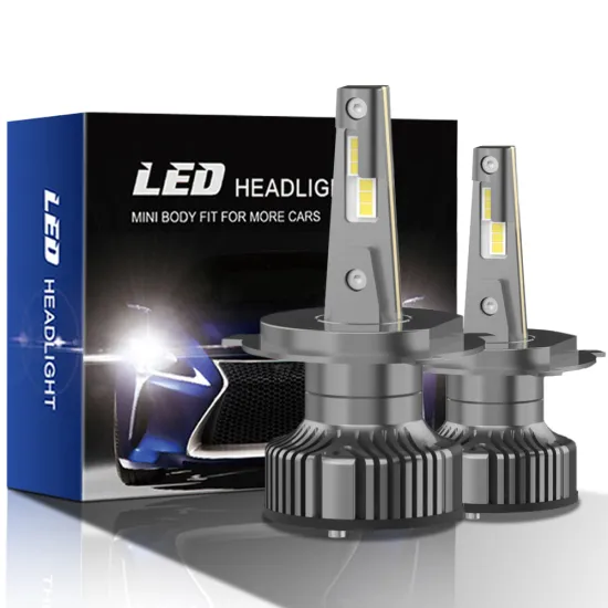 High-Brightness Asruex Car Accessories V13-H4 LED Headlights: 8000LM 80W 6000K for Enhancing Night Vision in Jeeps, Toyotas, Fords, BMWs, Vans, Hondas, and Kias