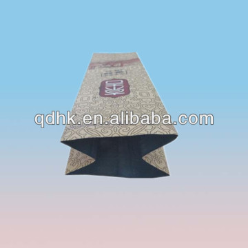 China manufacturer side gusset aluminum foil coffee tea bag