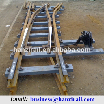 ISO certified Railway Rail Turnouts With CE Certificates