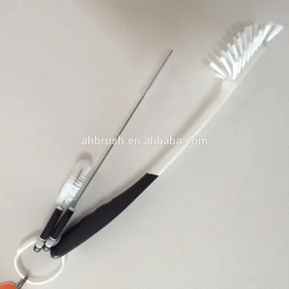 High level OXO kitchen water cleaning bottle brush with nylon bristle