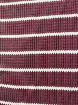 Polyester Rayon Span Y/D Stripe Waffle