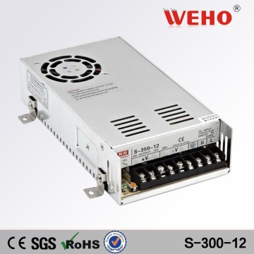 WEHO 2 years warranty 300watts 12v 25a switch power supply