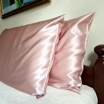 Custom Wholesale Hot Sale Silk Pillowcase for Sleep Good Quality Bedding