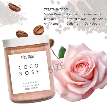Coco Rose Body Scrub: Whitening, Moisturizing, and Exfoliating Bath Salt Scrub