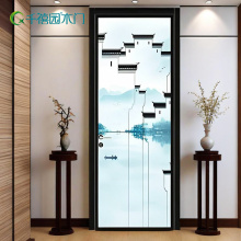 Porte intérieure simple de style chinois