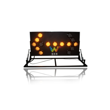 lifting-stand aluminum LED arrow signal traffic sign board