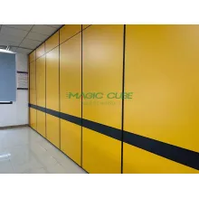 Sliding door wall partition removable wall room divider