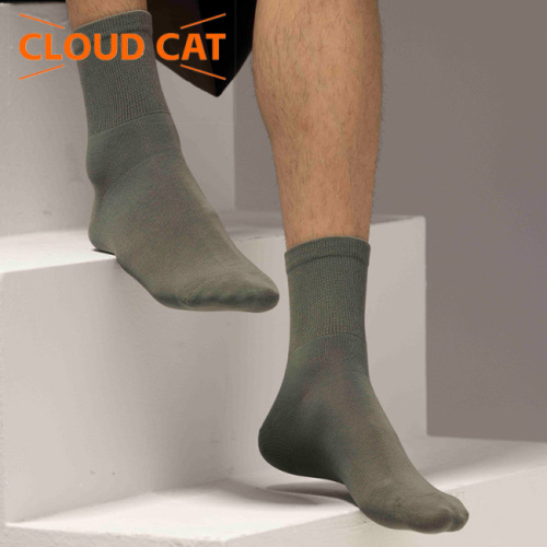 Chaussettes confortables mi-mollet pour hommes de haute qualité