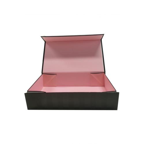 Black UV Spot paper foldable box
