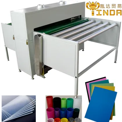 sheet corona treater machine with conductive web