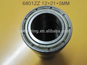 6801 Z ZZ 12*21*5 mm deep groove bearing