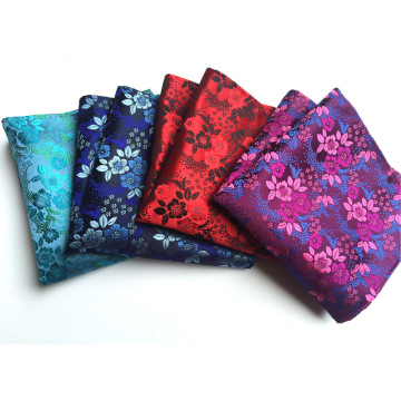Custom Silk Floral Packen Square voor huwelijksaccessoires voor heren