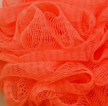 Colored nylon bath ball