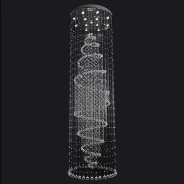 crystal chain chandelier hanging chain pendant lamp