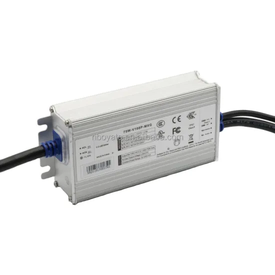 5-Year Warranty 75W LED Driver for Street and Flood Lights: DC 24V/12V Power Supply with Dimmability