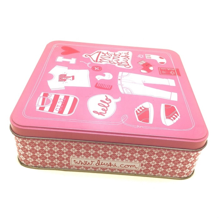 DADI Square Gift Tin Box Metal Box 210*210*60mm