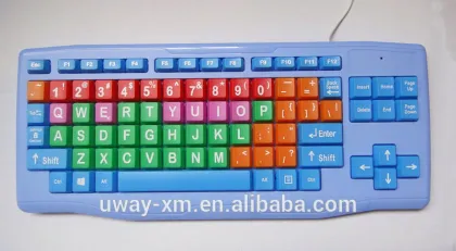 Colorful children keyboard,computer keyboard