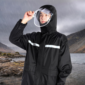 Breathable Thickened Outdoor Work Split Raincoat