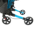 Folding Aluminum 4 Wheels Rollator With Seat