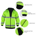 ANSI/ISEA CLASS 3 Schwarzer unterer Sichtbarkeit Jacke