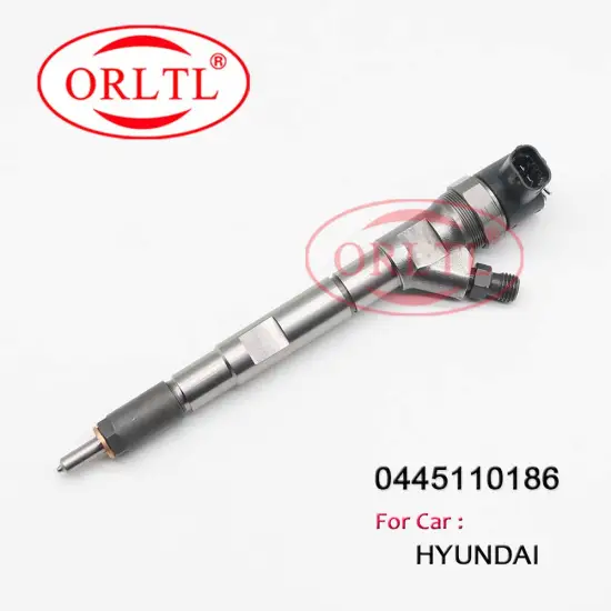 ORLTL 0445110186 Common Rail Sprayer Injector for Hyundai Starex Libero and KIA Sorento