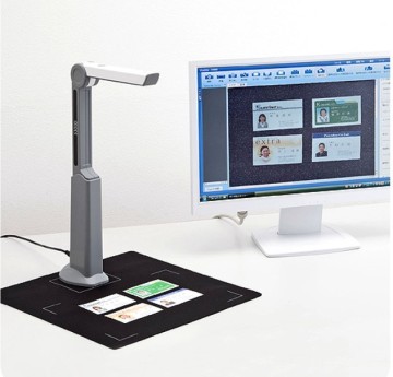 5MP 2592X1944 A4 Portable Camera Scanner Bundled with Document Managing Software Including Leading Ocr Function S500L (S500L)