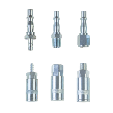 British Standard Quick Connect Pneumatic Fittings Kit: Metal Carbon Steel Air Hose Couplings