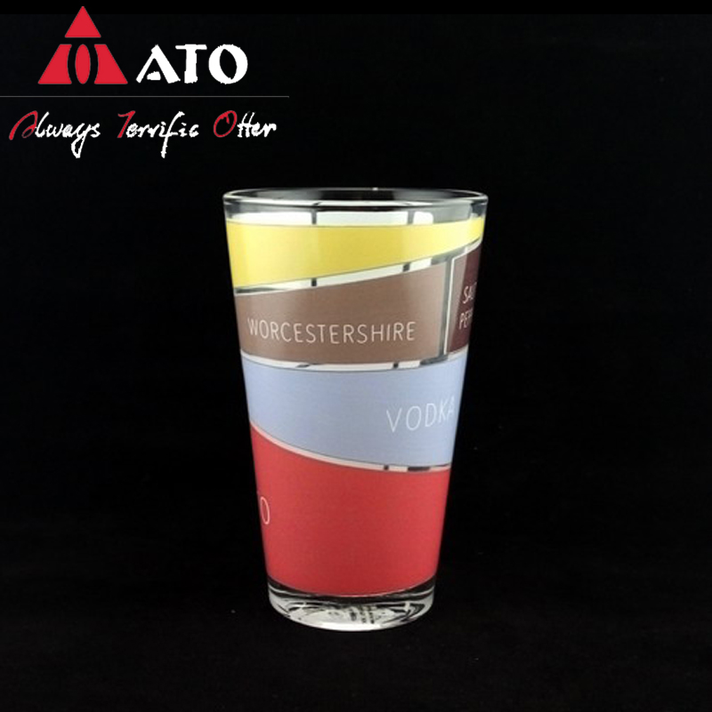 Unique Glass Water Cup Tumbler juice Wine Glass